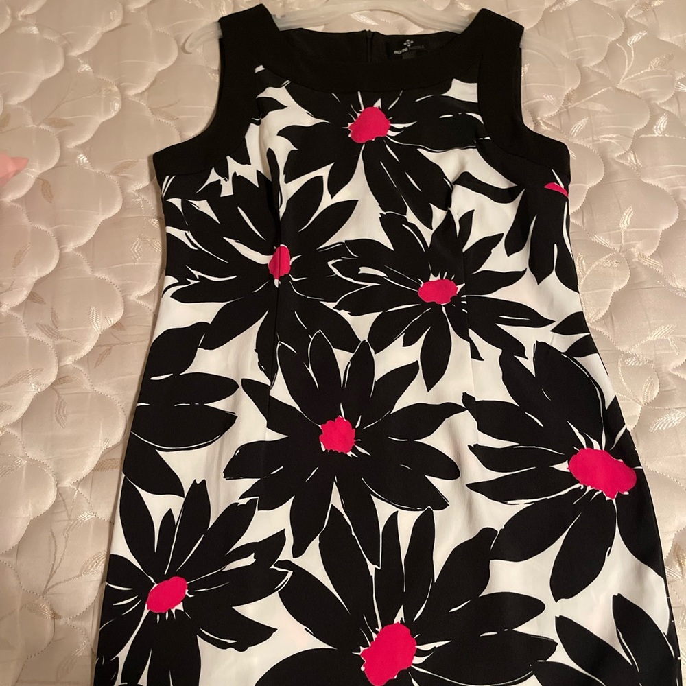 Classy floral dress.